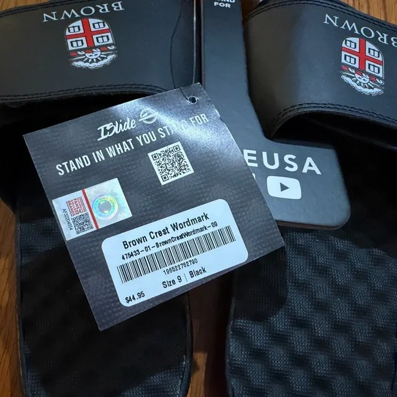 Brown University Slide Sandals - Picture 2 of 2